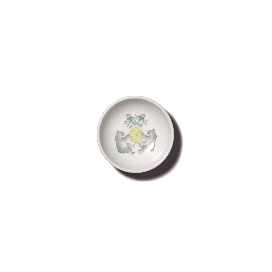 Remake Plate/2匹のよくばり子グマ