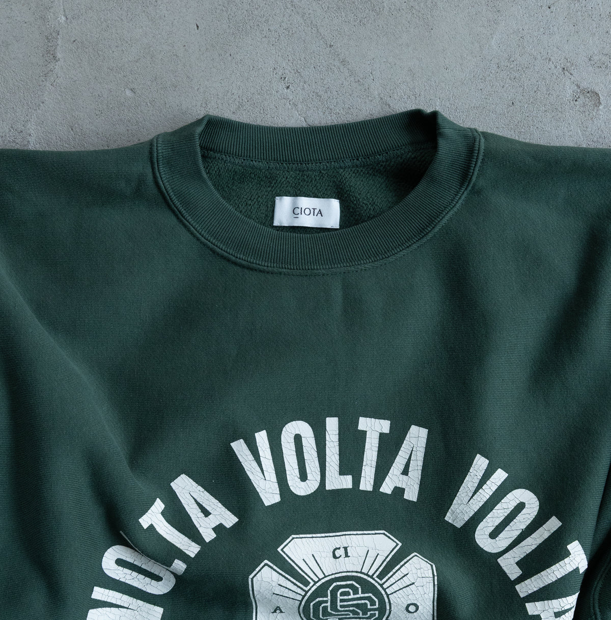 Printed Sweat Shirt (GREEN)