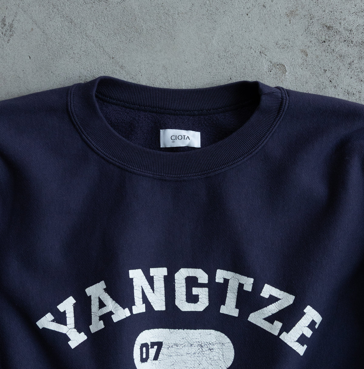 Printed Sweat Shirt (NAVY)