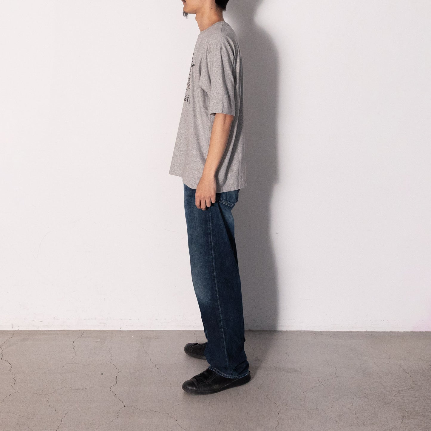 Melange T-shirt  136 (GRAY)