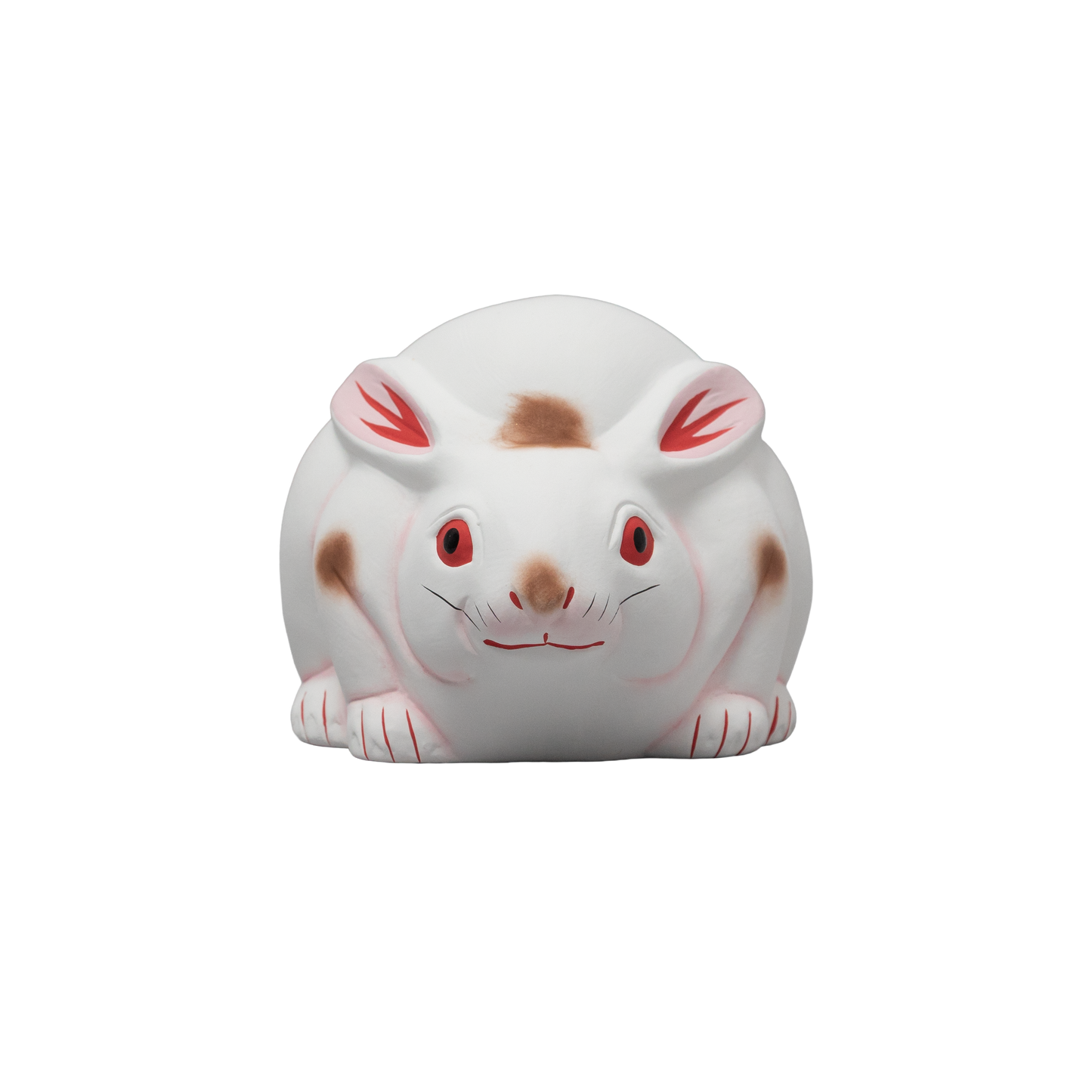 伏見人形 丸兎(大)