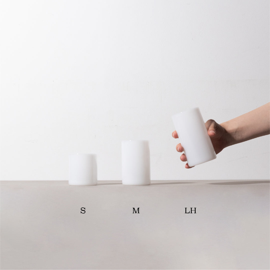 ホワイトは日本の限定色です/BOROSIL VISION GLASS WHITE LH