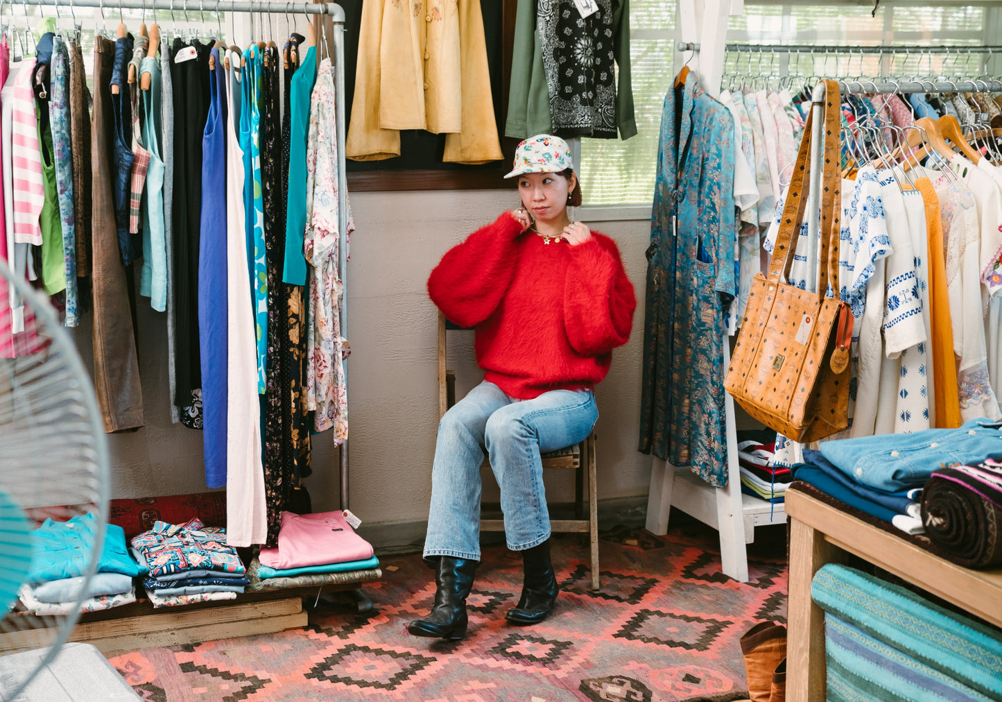 受注生産分（12月下旬お届け予定）Chenille Jet Cap （カドゥメール)