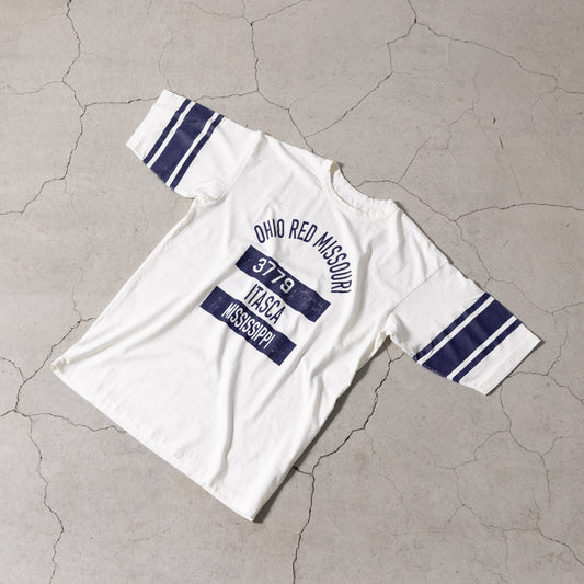 Football Short Sleeve T-shirt 126 (OFF WHITE)