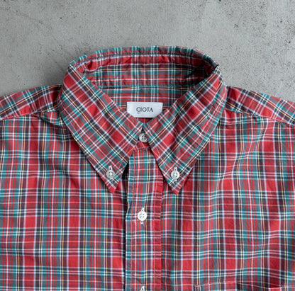 Tartan B.D Shirt(RED）