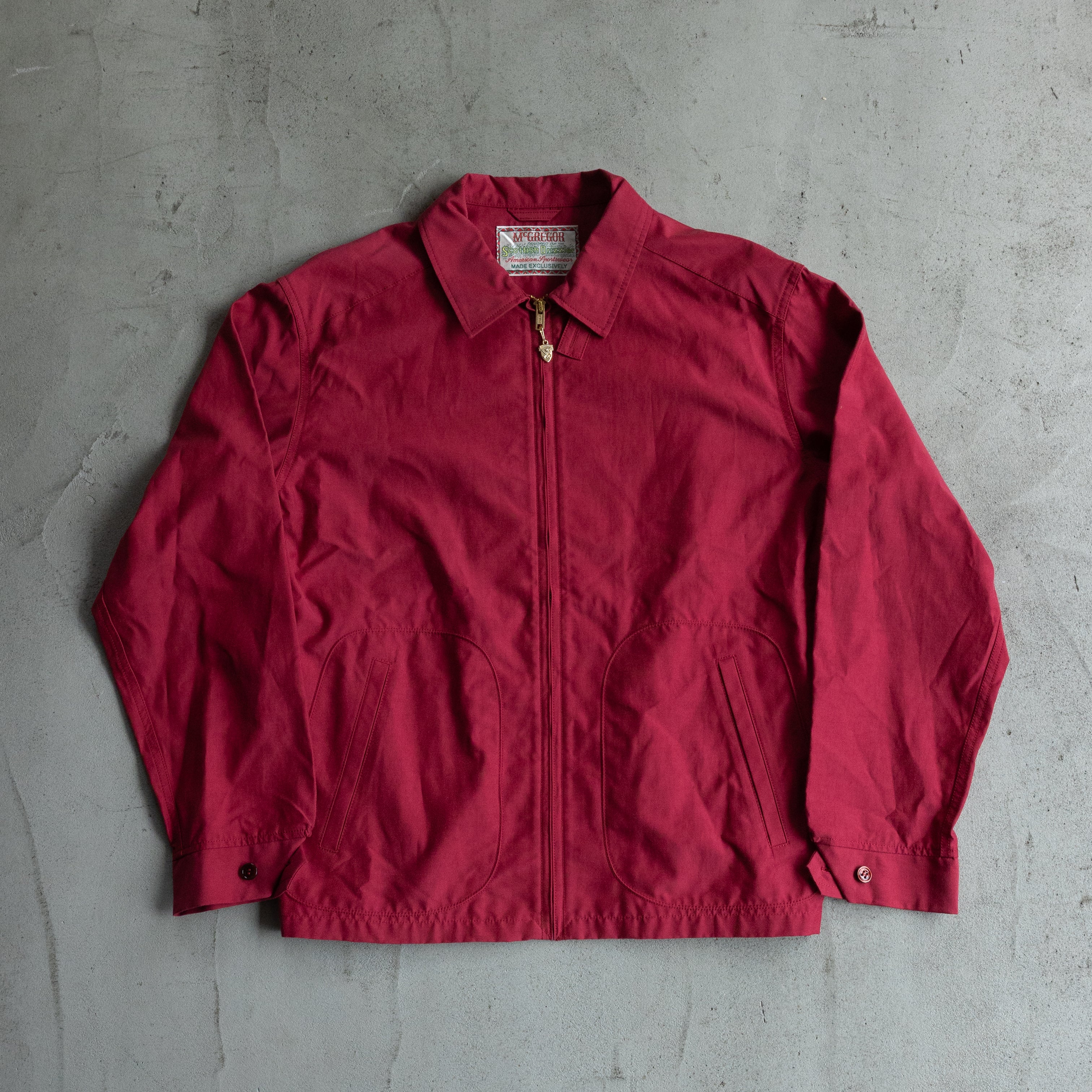 CIOTA×McGREGOR Drizzler Jacket(WINE) – PASS THE BATON ONLINE SHOP