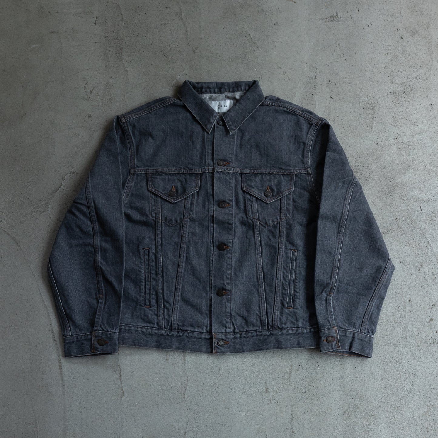 4 Pocket Denim Jacket(MEDIUM GRAY)