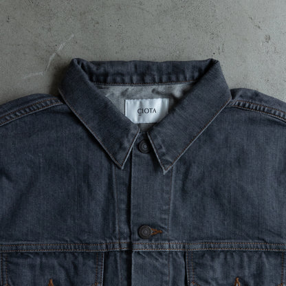 4 Pocket Denim Jacket(MEDIUM GRAY)