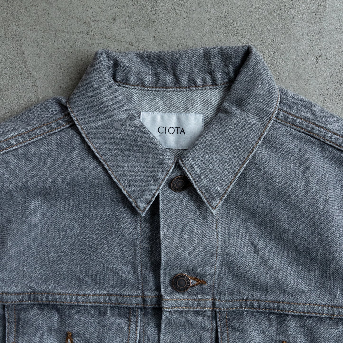 4 Pocket Denim Jacket(LIGHT GRAY)