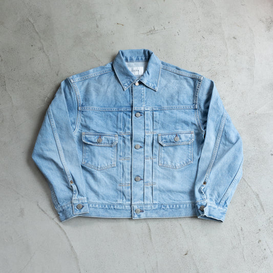 Double Pocket Denim Jacket(LIGHT BLUE)