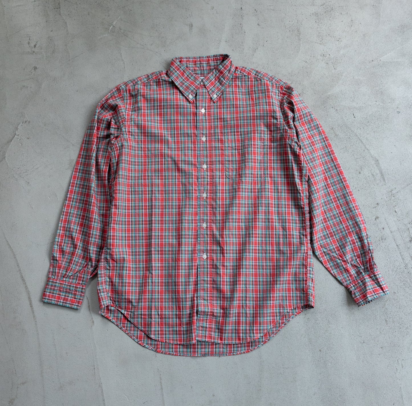 Tartan B.D Shirt(RED）