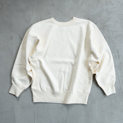 Crewneck Sweat Shirt(IVORY) (Brushed Lining)