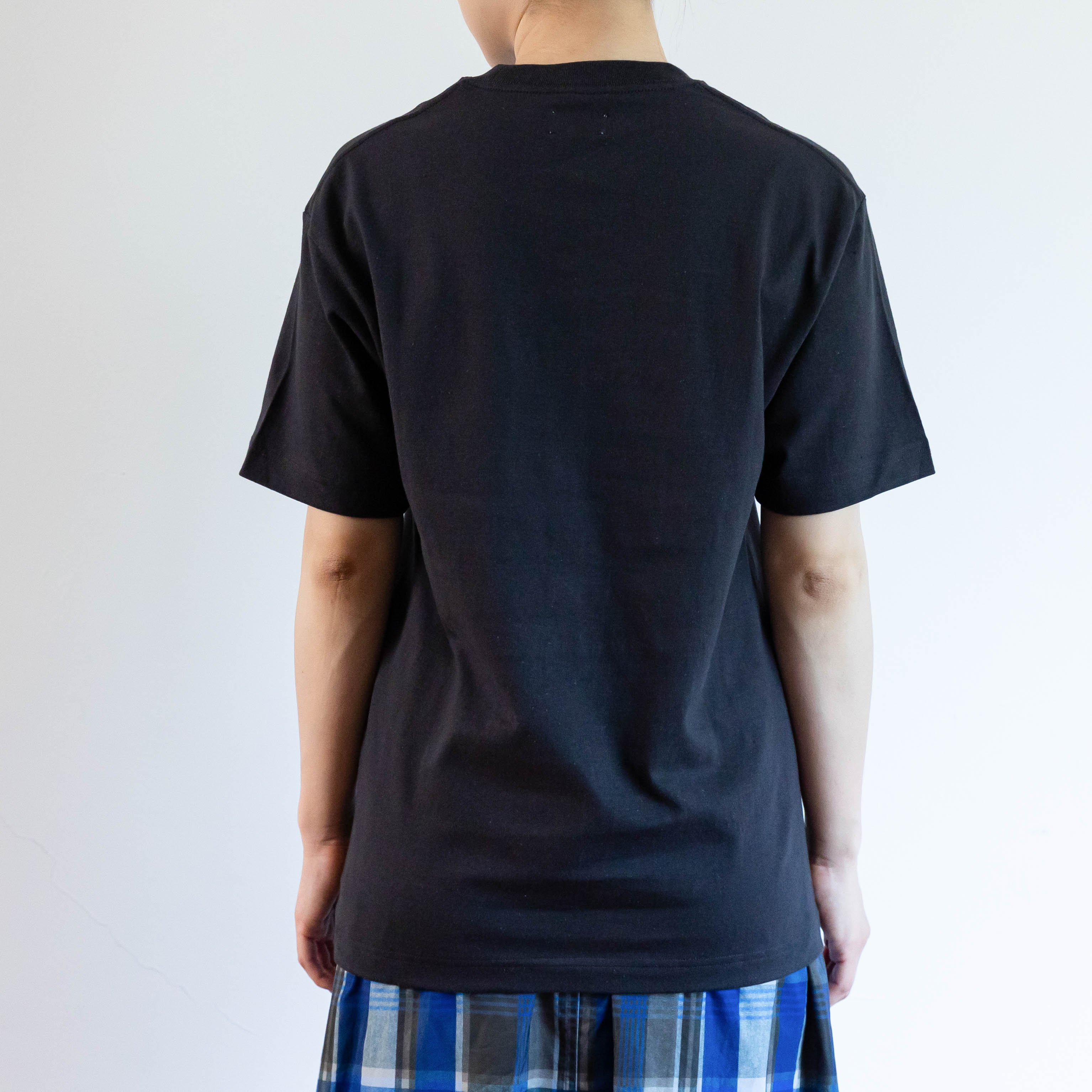 ciota Recycle Cotton T-shirt White×Black Recycle Cotton T-shirt（White×Black） – PASS THE BATON ONLINE SHOP