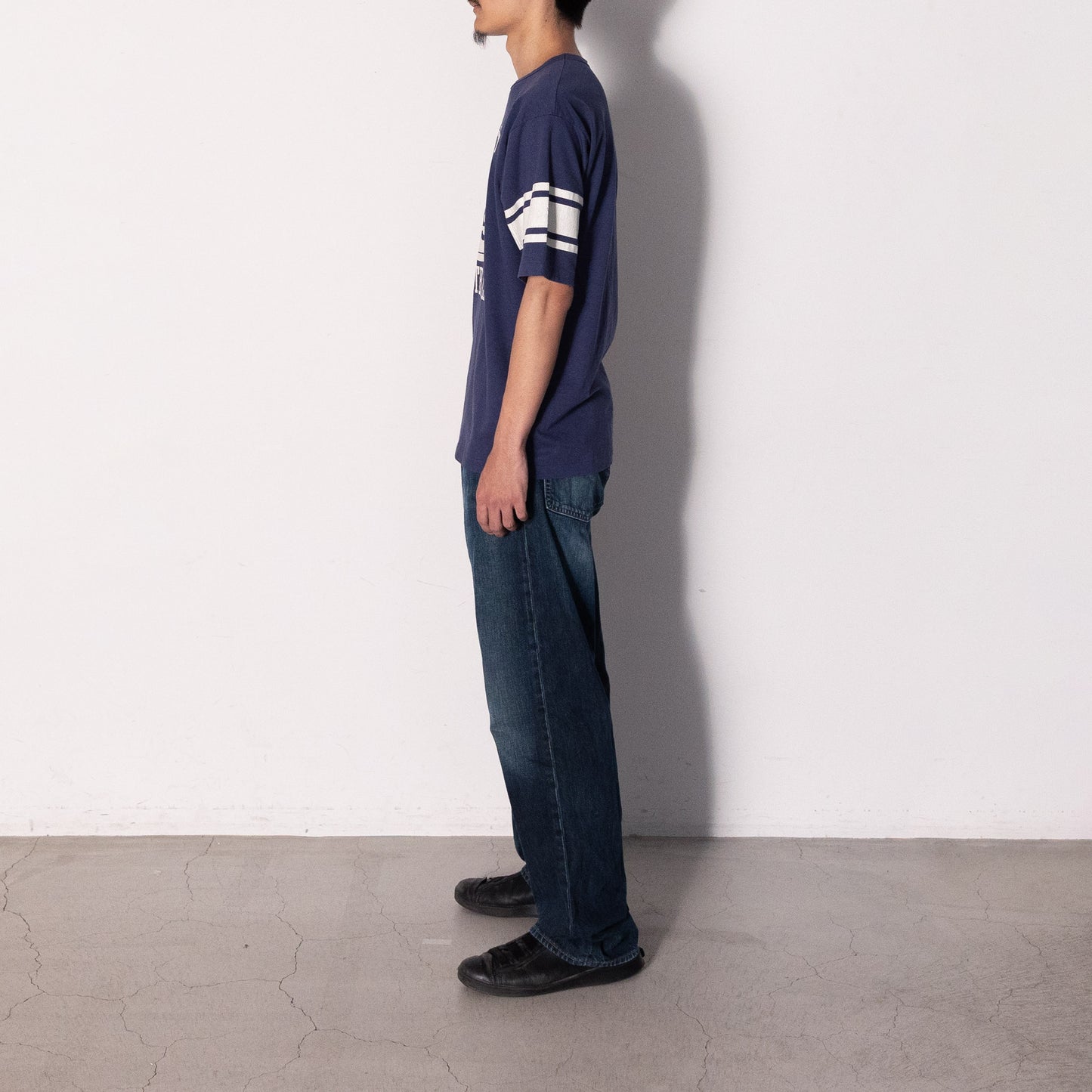 Football Short Sleeve T-shirt 126 (NAVY)