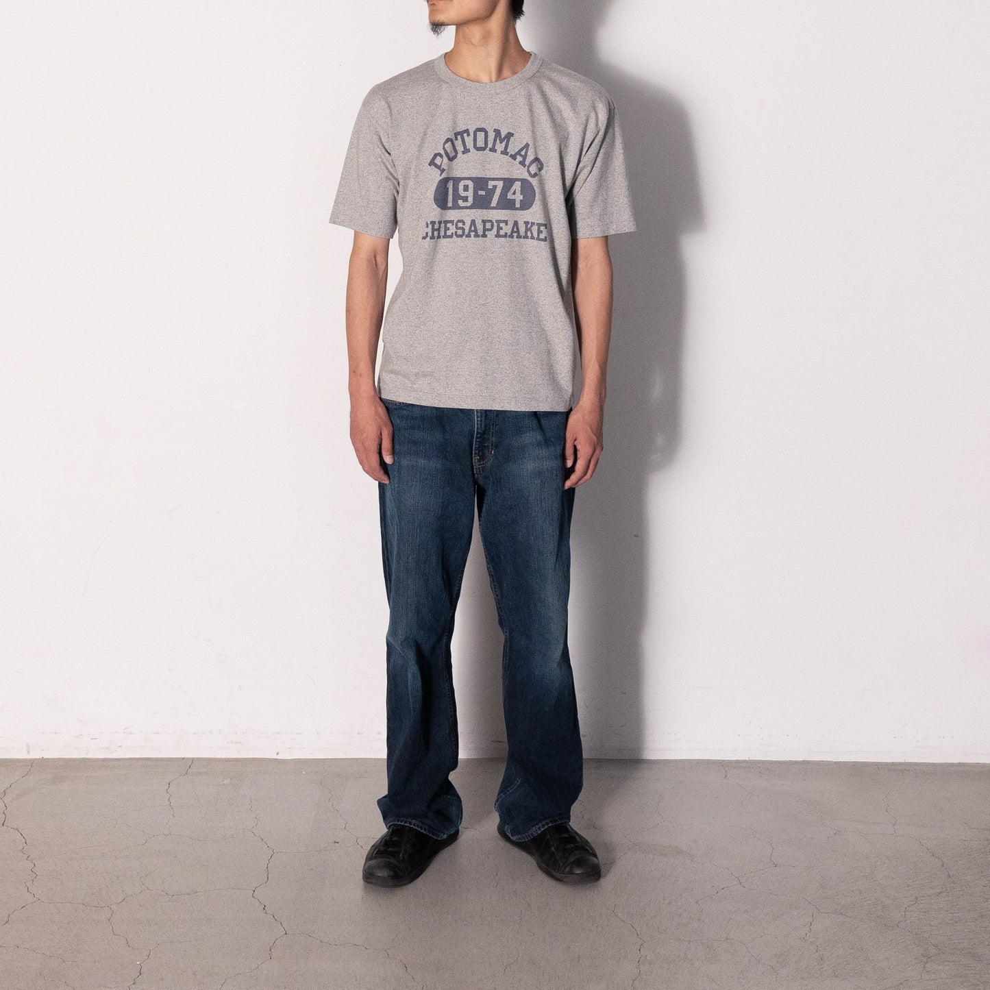 Melange T-shirt  136 (GRAY)