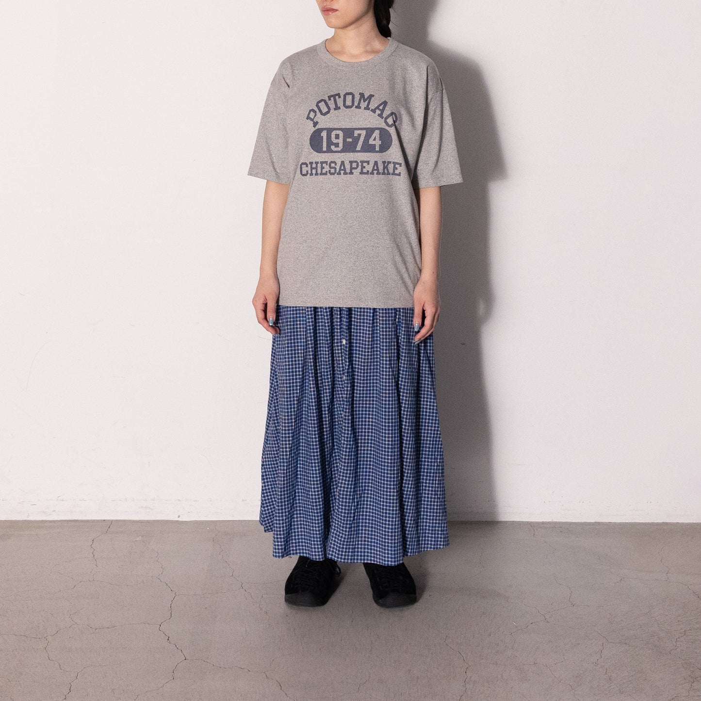 Melange T-shirt  136 (GRAY)