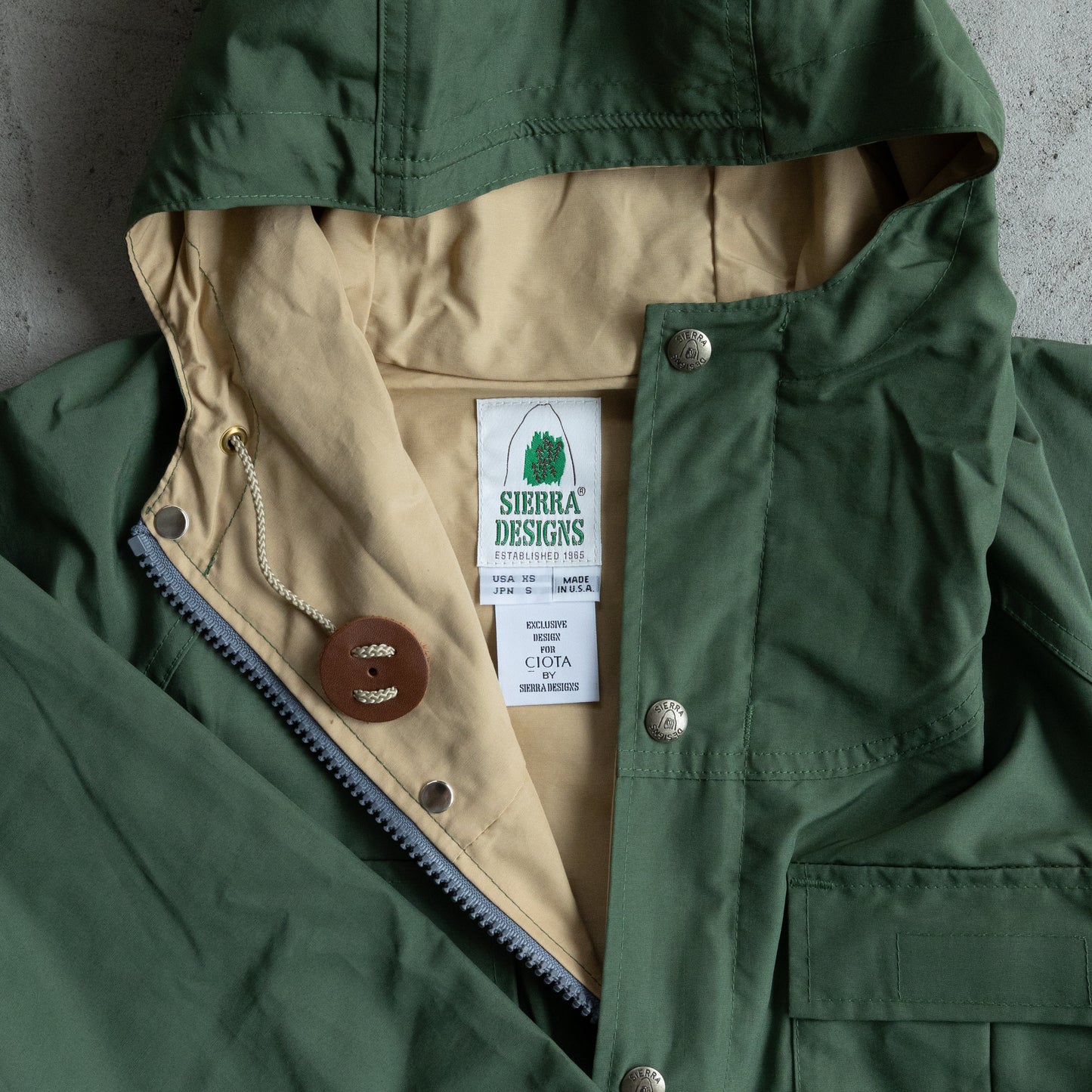 CIOTA×SIERRA DESIGNS MOUNTAIN PARKA(GREEN)
