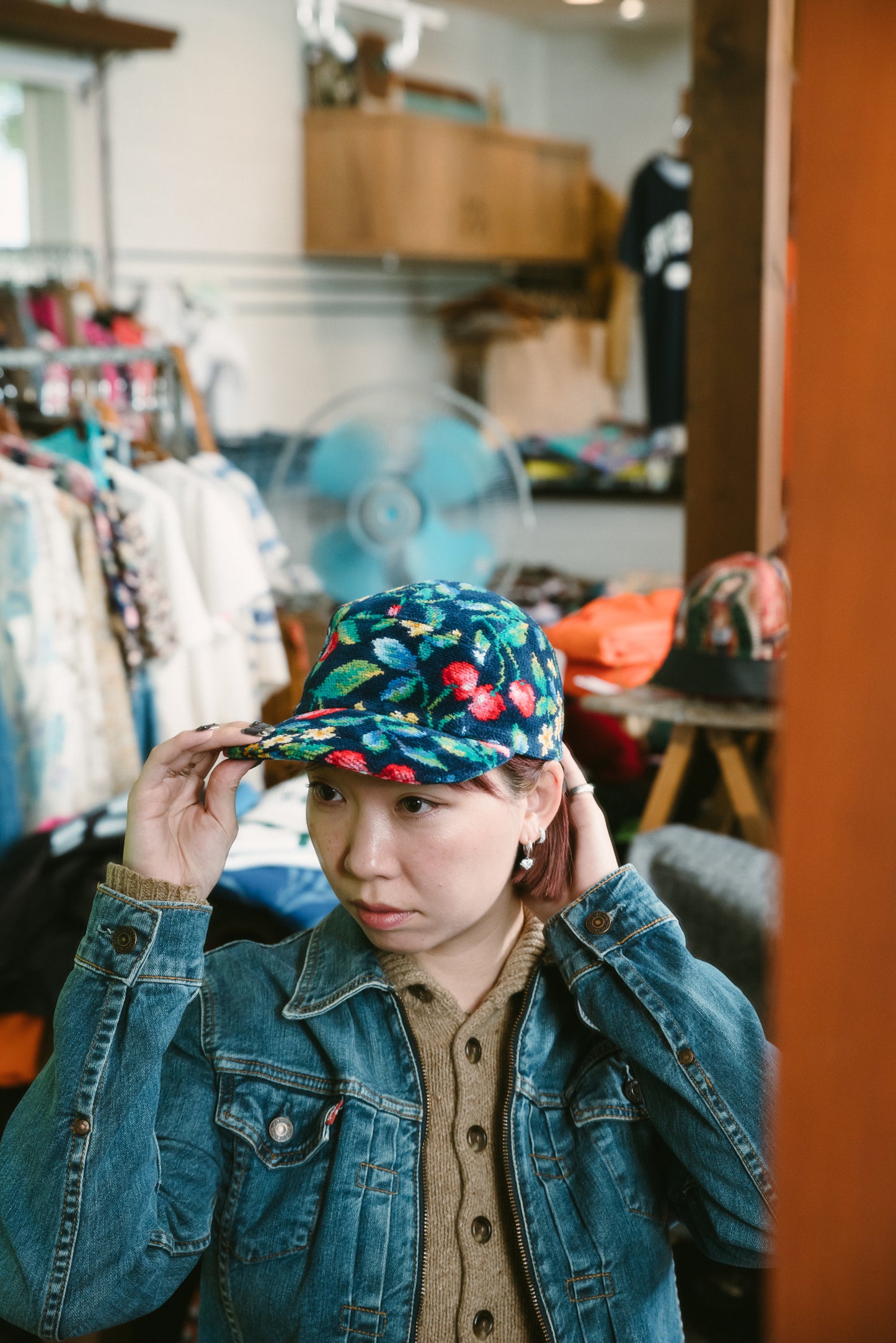 Chenille Jet Cap （スウィングチェリー）