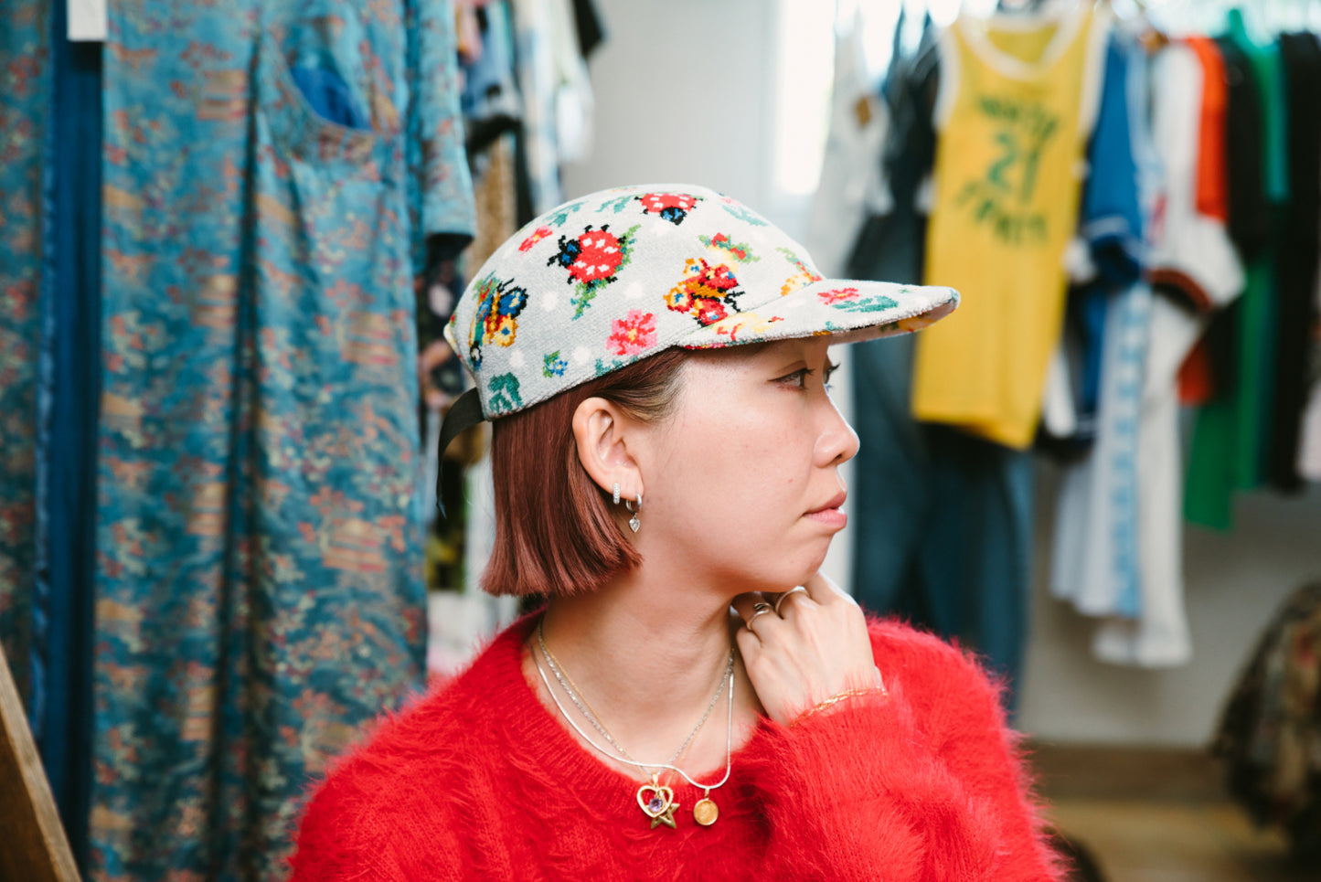 Chenille Jet Cap （ハイジドット）