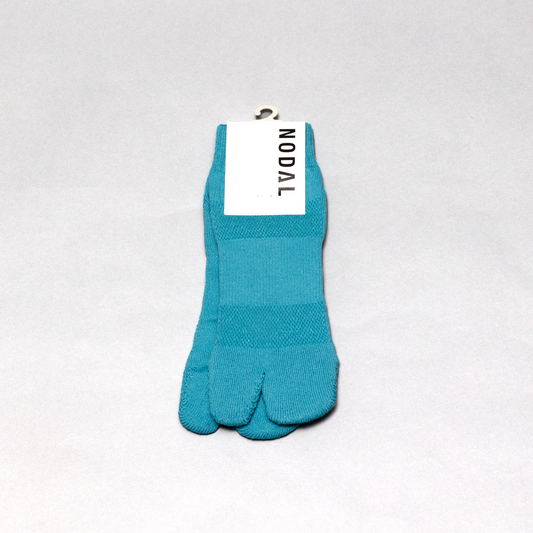 Cotton Hemp Ankle Socks ND23X005TQ-ML(TURQUOISE)