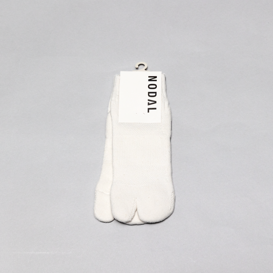 Cotton Hemp Ankle Socks ND23X005WH-ML(WHITE)