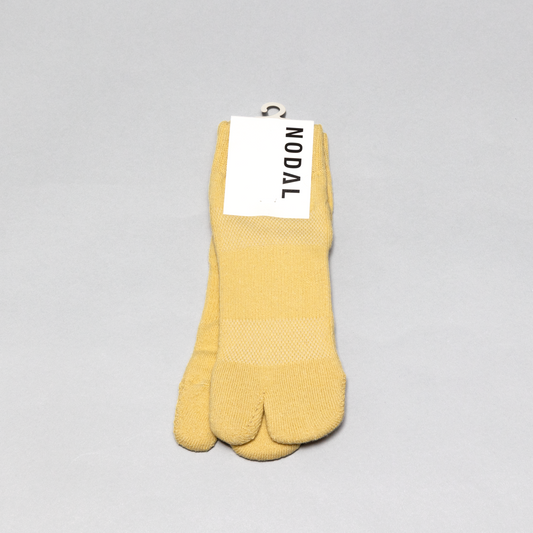 Cotton Hemp Ankle Socks ND23X005YE-ML(YELLOW)