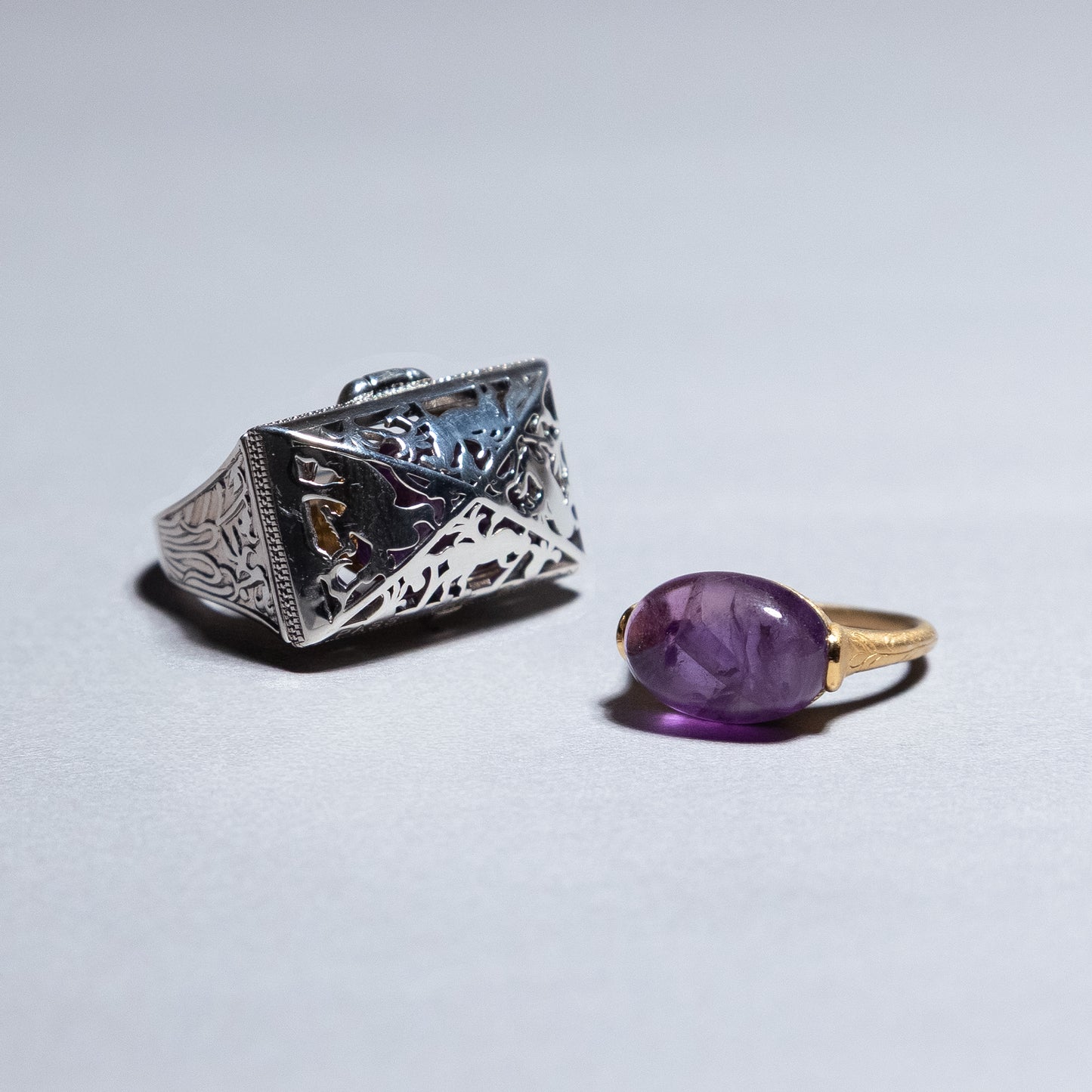 【限定復刻版】Treasure box ring アメシスト