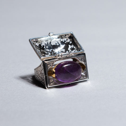 【限定復刻版】Treasure box ring アメシスト