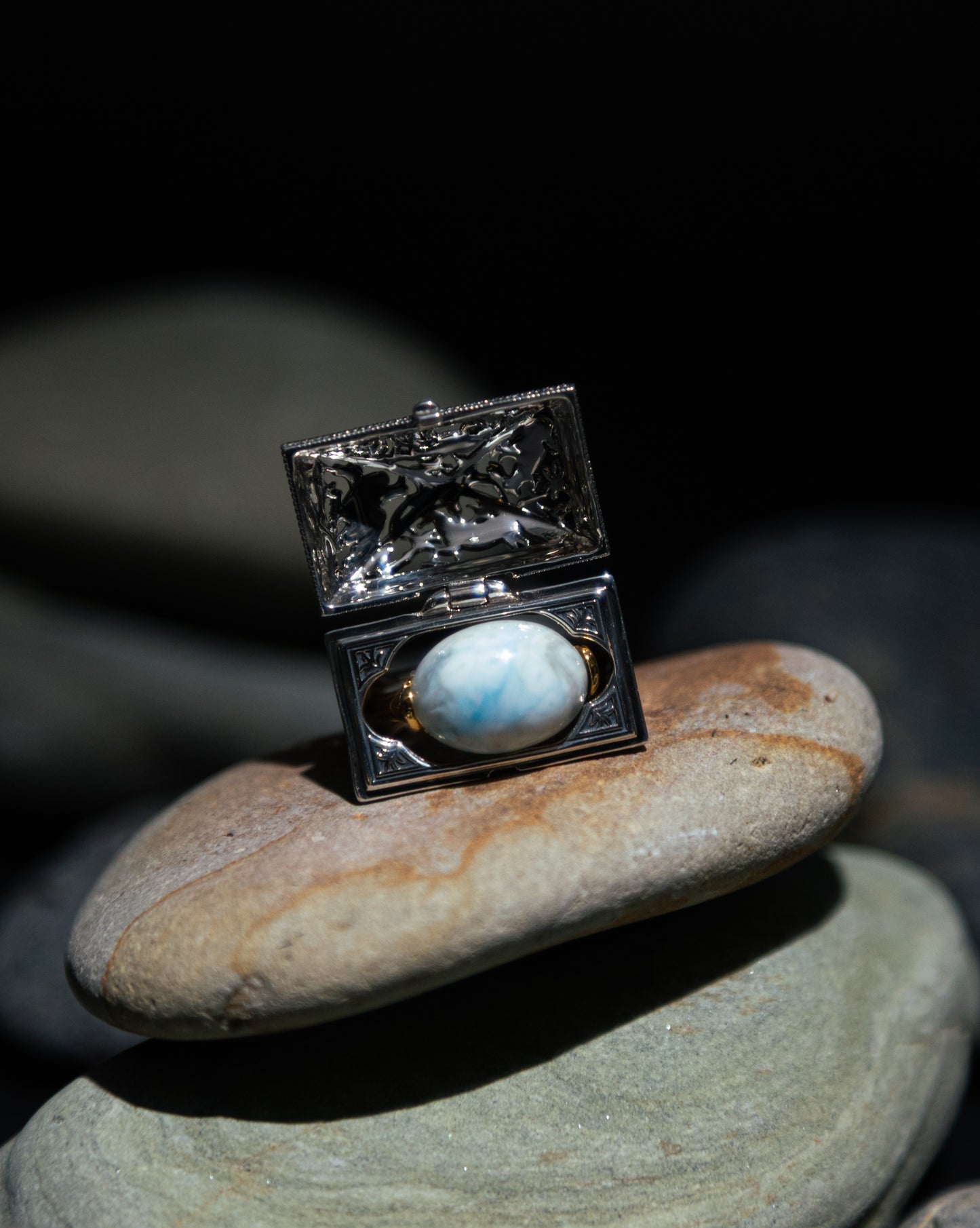 【限定復刻版】Treasure box ring アラゴナイト