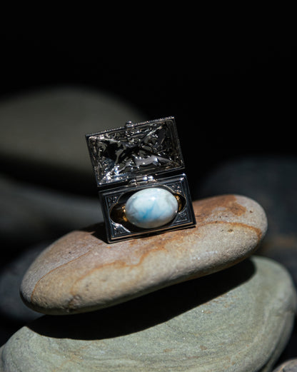 【限定復刻版】Treasure box ring アラゴナイト