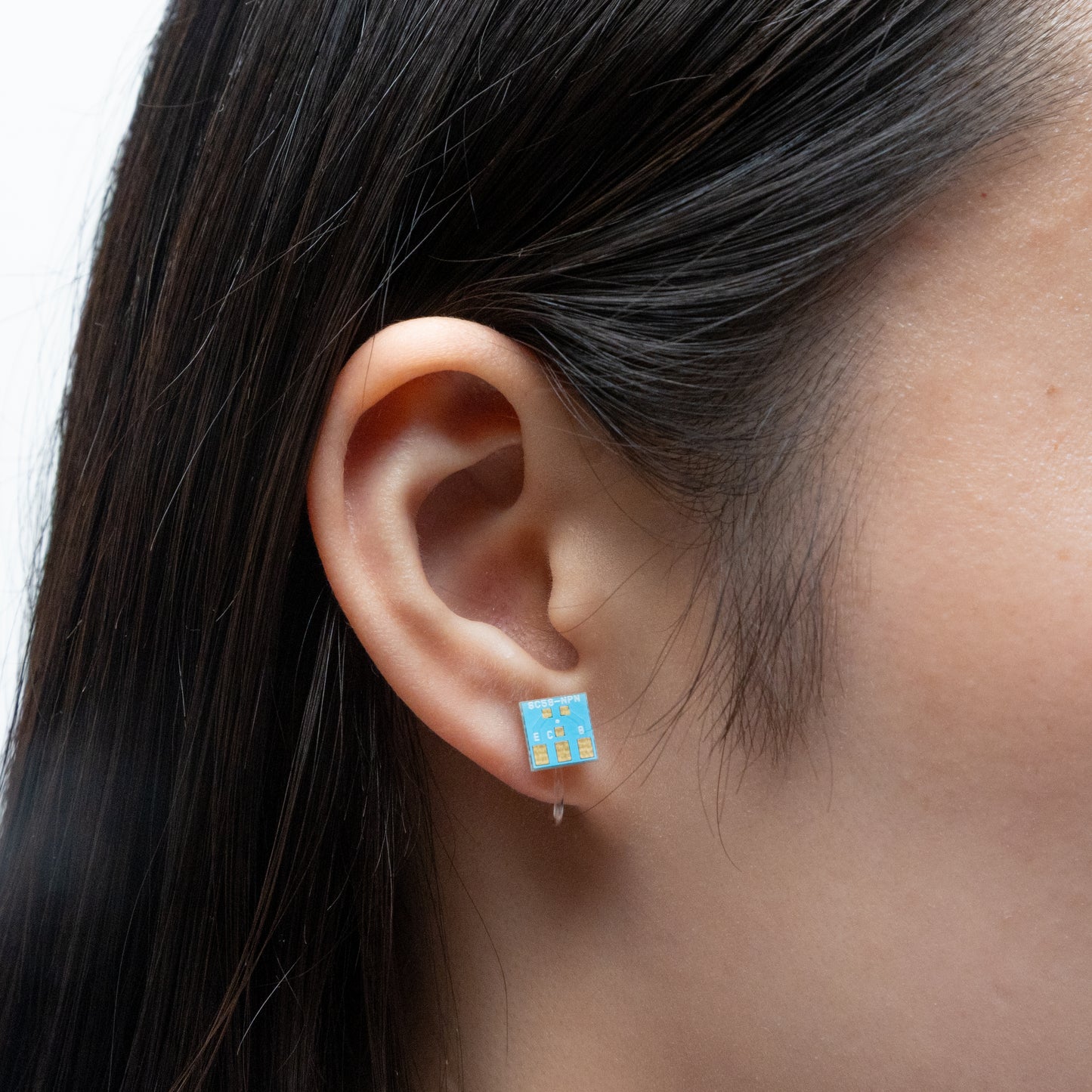 電子基板のノンホールピアス(小)/LIGHT BLUE