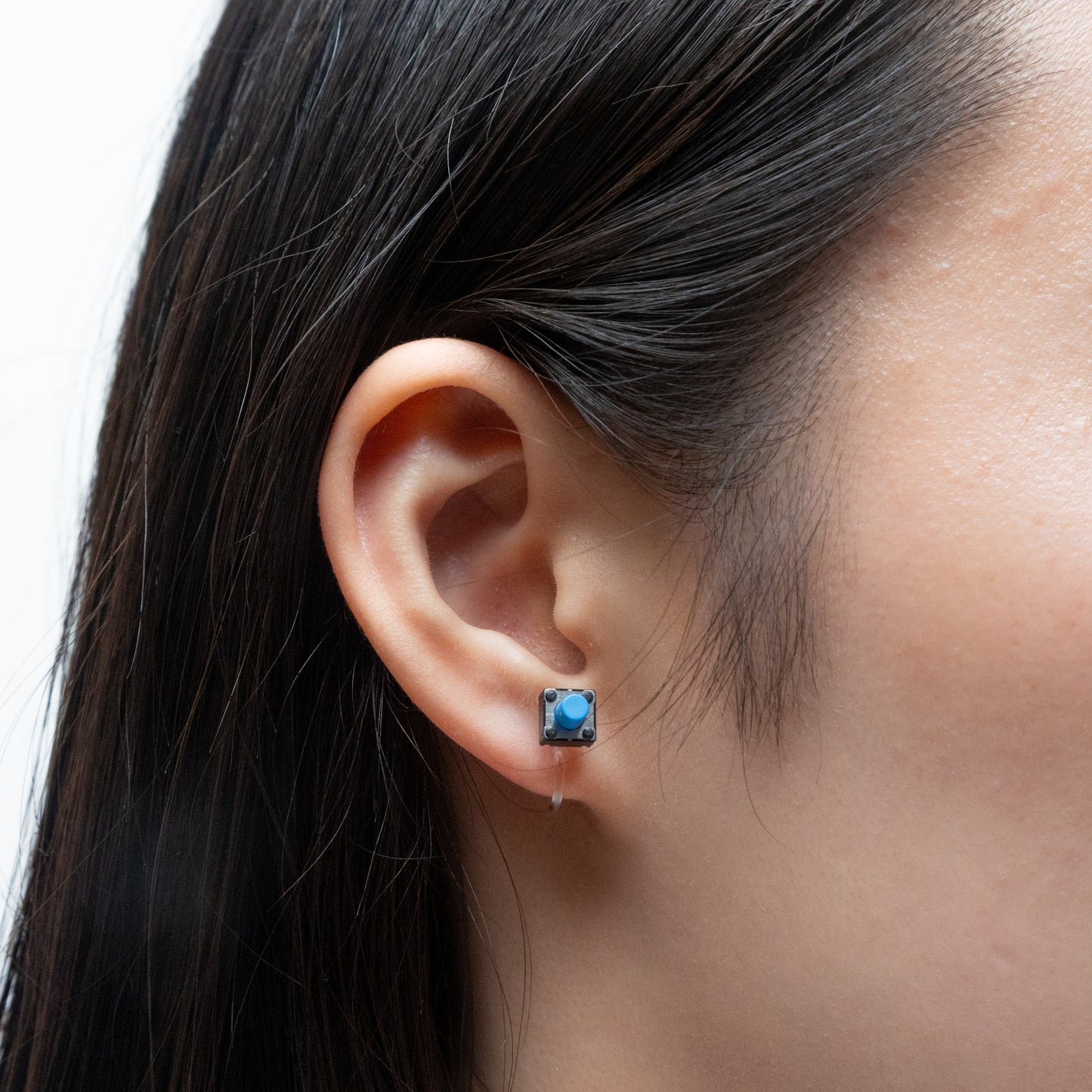 スイッチノンホールピアス/LIGHT BLUE