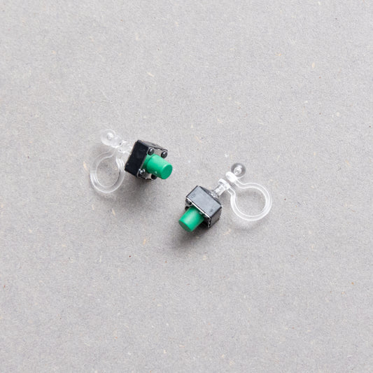 スイッチノンホールピアス/GREEN