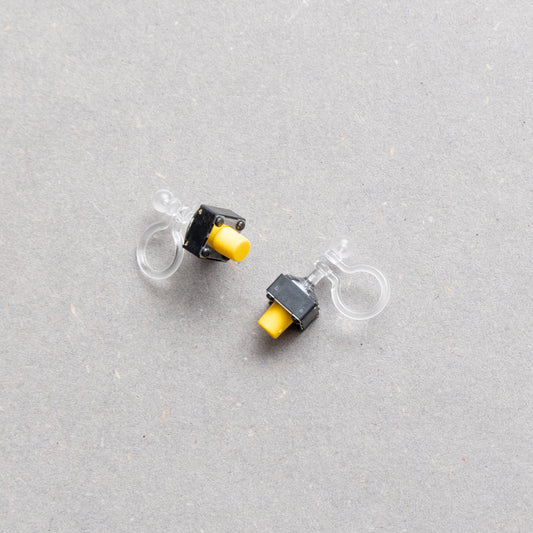 スイッチノンホールピアス/YELLOW
