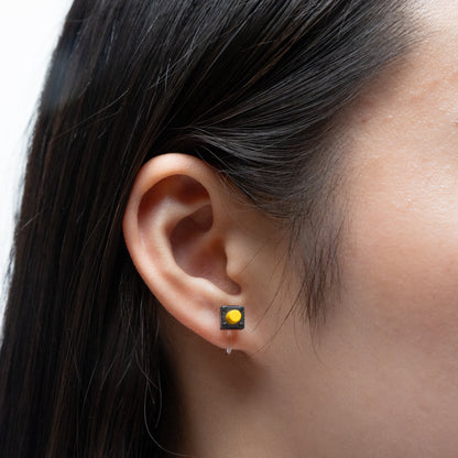 スイッチノンホールピアス/YELLOW