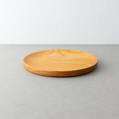 仁取皿　ケヤキ　Φ24cm
