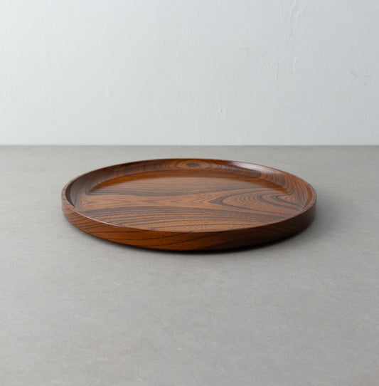 欅　漆　９寸　仁取盆