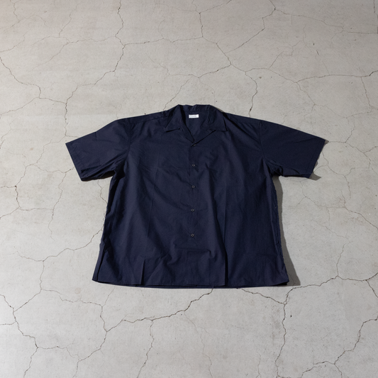 【Open Collar Short Sleeve Shirt 】