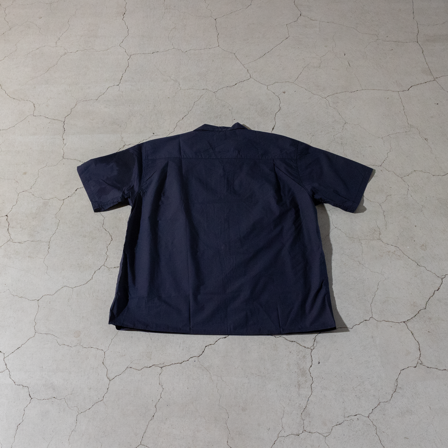 【Open Collar Short Sleeve Shirt 】