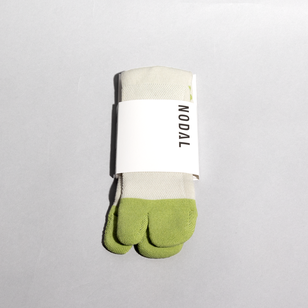 Cotten Linen Bicolor Socks (Green)