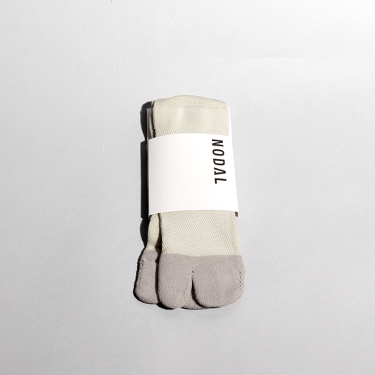 Cotten Linen Bicolor Socks (LightGray)