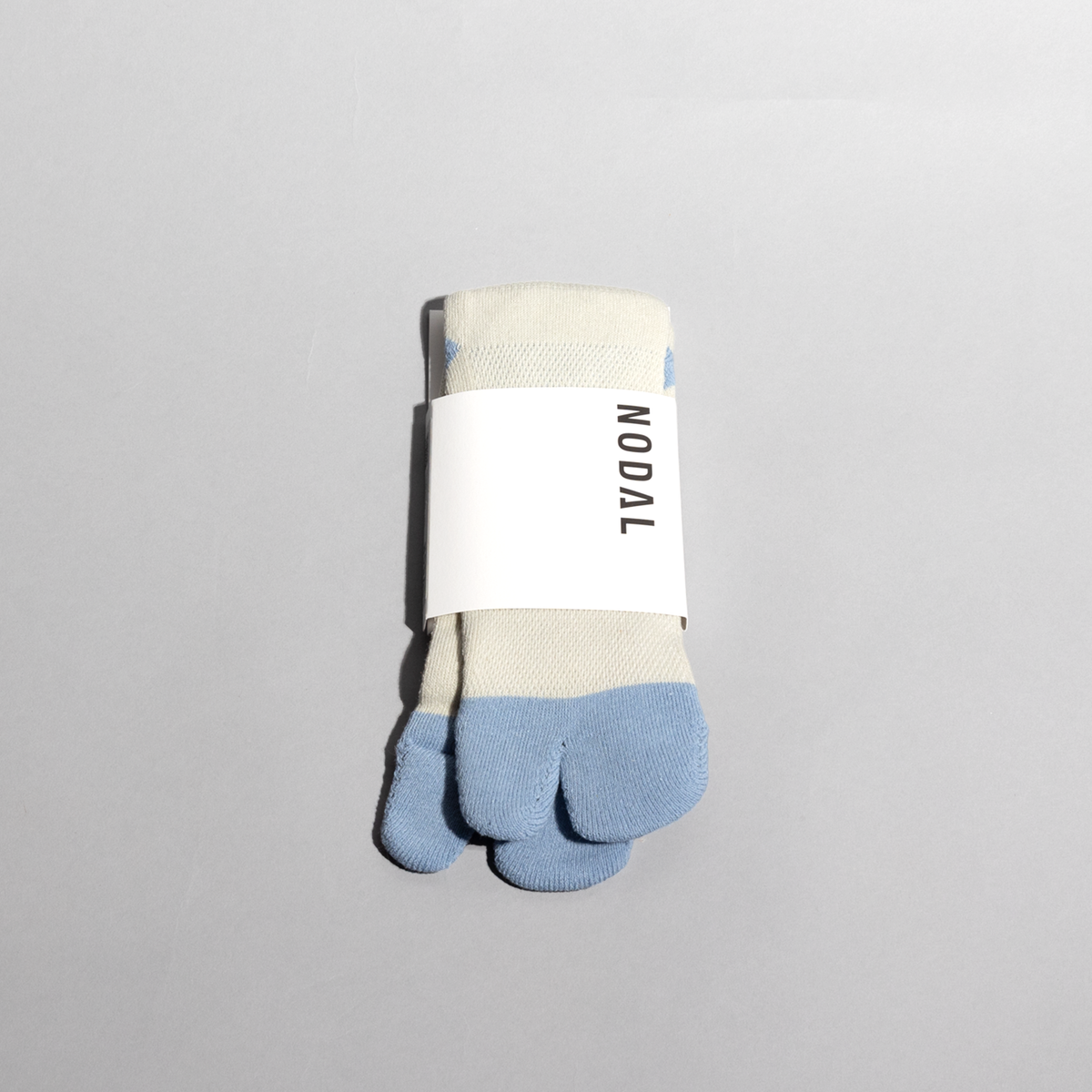 Cotten Linen Bicolor Socks (Sax)